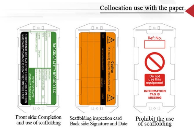Держатель для бирки лесов BD-P34 с вставкой на англ.яз. Держатель для бирки лесов BD-P34 с вставкой на англ.яз.